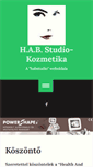 Mobile Screenshot of habstudio.hu